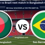 Bangladesh vs Brazil next match in Bangladesh time today