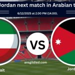 Kuwait vs Jordan next match in Arabian time today