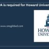 What GPA is required for Howard University?