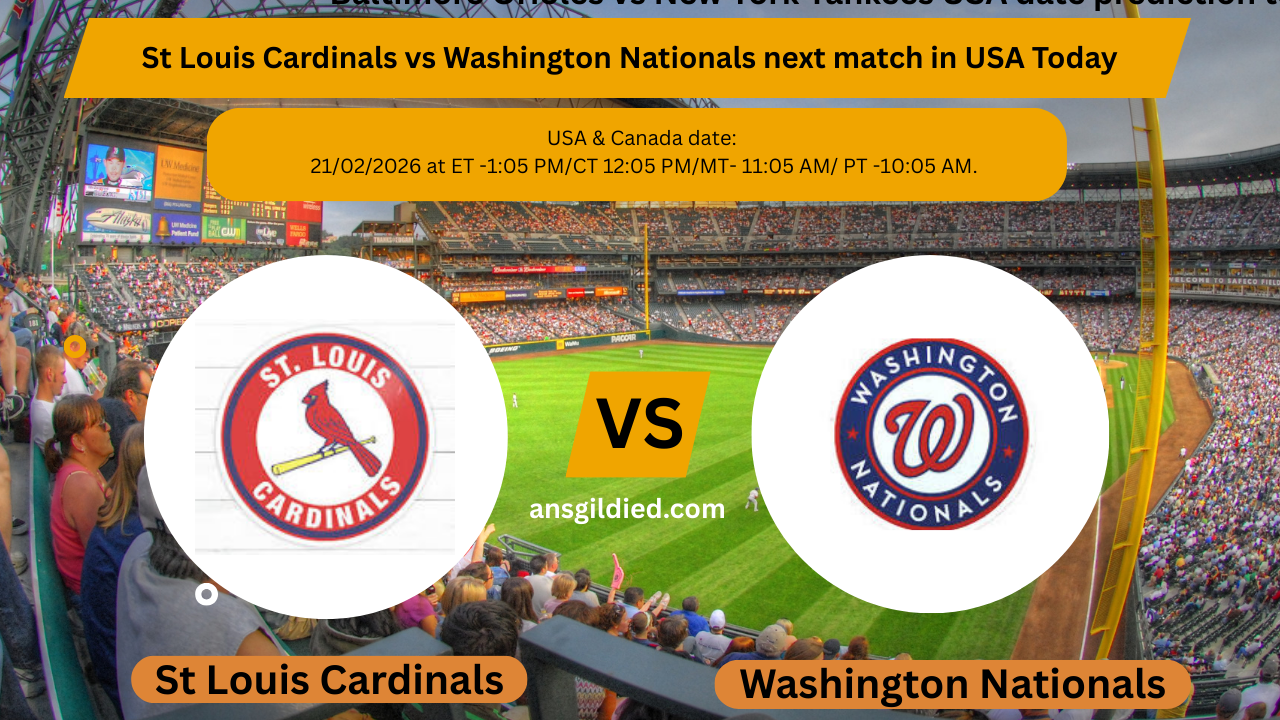 St Louis Cardinals vs Washington Nationals next match in USA Today