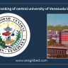 What is the ranking of central university of Venezuela in the world?