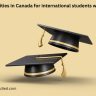 Medical universities in Canada for international students with scholarships
